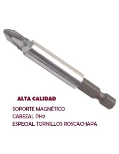 Punta de atornillado con adaptador magnético