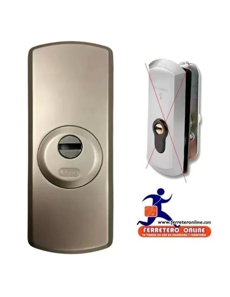 Escudo ABUS 524 plateado
